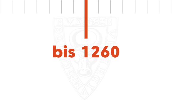 Historienmarke mit Benennung "bis 1260"