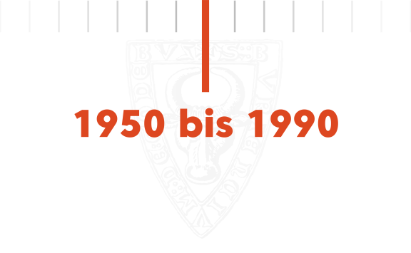 1950 bis 1990