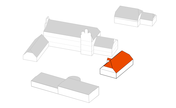 Grafik Einzelgebäude Kutscherhaus