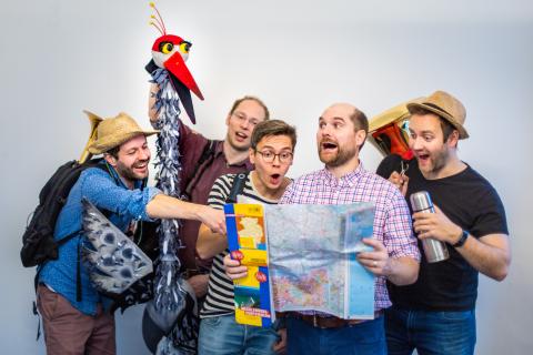 Kranich Kalypso und die blechlotsen