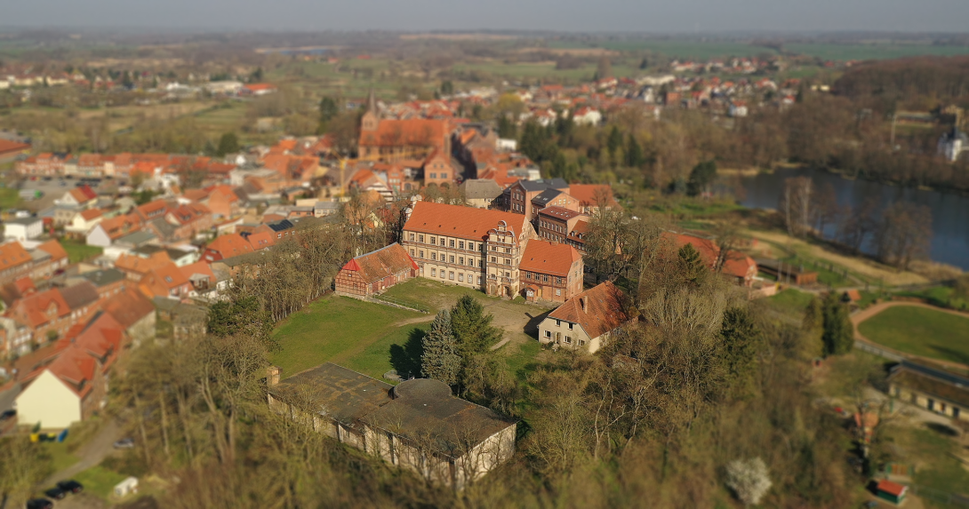 Luftbild Schlossanlage Gadebusch